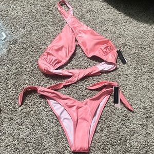 Victoria’s Secret Coral Halter Neck Bikini